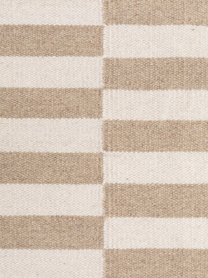 Wollen vloerkleed - Vika Beige/Wit Wollen vloerkleed - Vika Beige/Wit
