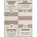 Wollen vloerkleed - Vika Taupe/Wit Wollen vloerkleed - Vika Taupe/Wit