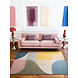 Geometrisch wollen vloerkleed - Westminster Curzon Creme/Kleurrijk Geometrisch wollen vloerkleed - Westminster Curzon Creme/Kleurrijk