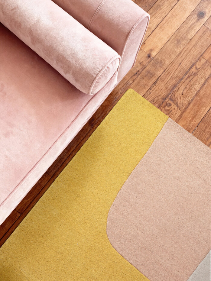 Geometrisch wollen vloerkleed - Westminster Curzon Creme/Kleurrijk Geometrisch wollen vloerkleed - Westminster Curzon Creme/Kleurrijk