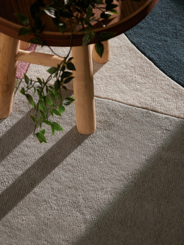 Geometrisch wollen vloerkleed - Westminster Curzon Creme/Kleurrijk Geometrisch wollen vloerkleed - Westminster Curzon Creme/Kleurrijk