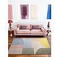 Geometrisch wollen vloerkleed - Westminster Piccadilly Creme/Kleurrijk