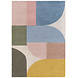 Geometrisch wollen vloerkleed - Westminster Piccadilly Creme/Kleurrijk Geometrisch wollen vloerkleed - Westminster Piccadilly Creme/Kleurrijk