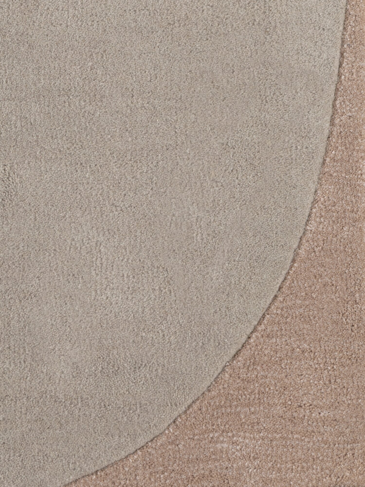 Geometrisch wollen vloerkleed - Westminster Windmill Creme/Beige