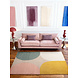 Geometrisch wollen vloerkleed - Westminster Cecil Beige/Kleurrijk Geometrisch wollen vloerkleed - Westminster Cecil Beige/Kleurrijk