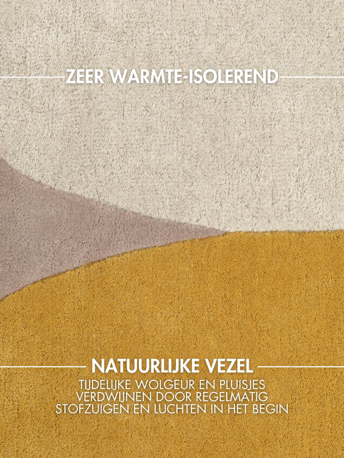 Geometrisch wollen vloerkleed - Westminster Cecil Beige/Kleurrijk Geometrisch wollen vloerkleed - Westminster Cecil Beige/Kleurrijk