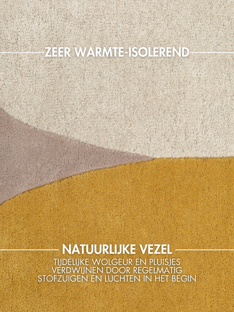 Geometrisch wollen vloerkleed - Westminster Cecil Beige/Kleurrijk Geometrisch wollen vloerkleed - Westminster Cecil Beige/Kleurrijk