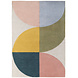 Geometrisch wollen vloerkleed - Westminster Savile Creme/Kleurrijk