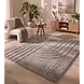 Japandi hoogpolig vloerkleed - Bohemian Arches Taupe Japandi hoogpolig vloerkleed - Bohemian Arches Taupe