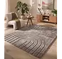 Zacht hoogpolig vloerkleed - Bohemian Arches Taupe