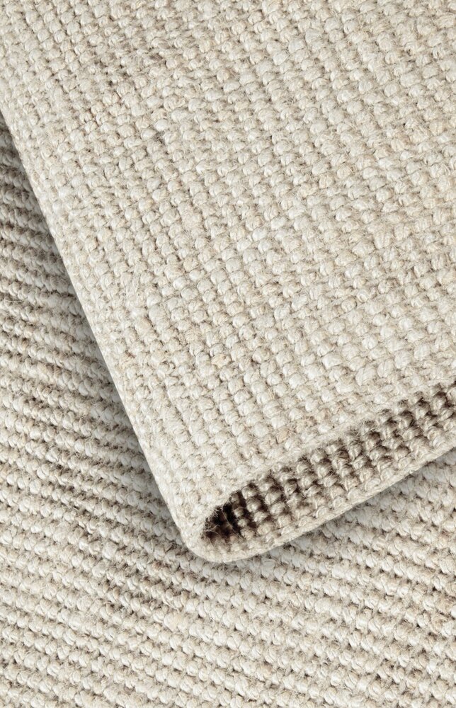 Jute vloerkleed - Rosalie Wit Jute vloerkleed - Rosalie Wit