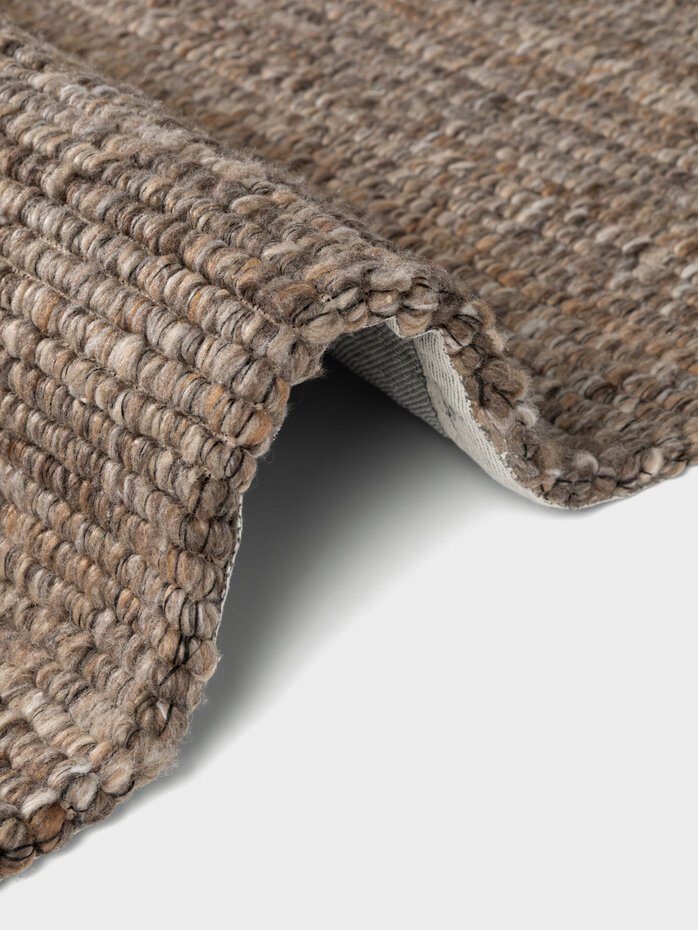 Laagpolig vloerkleed - Boucle Wilma Bruin Laagpolig vloerkleed - Boucle Wilma Bruin