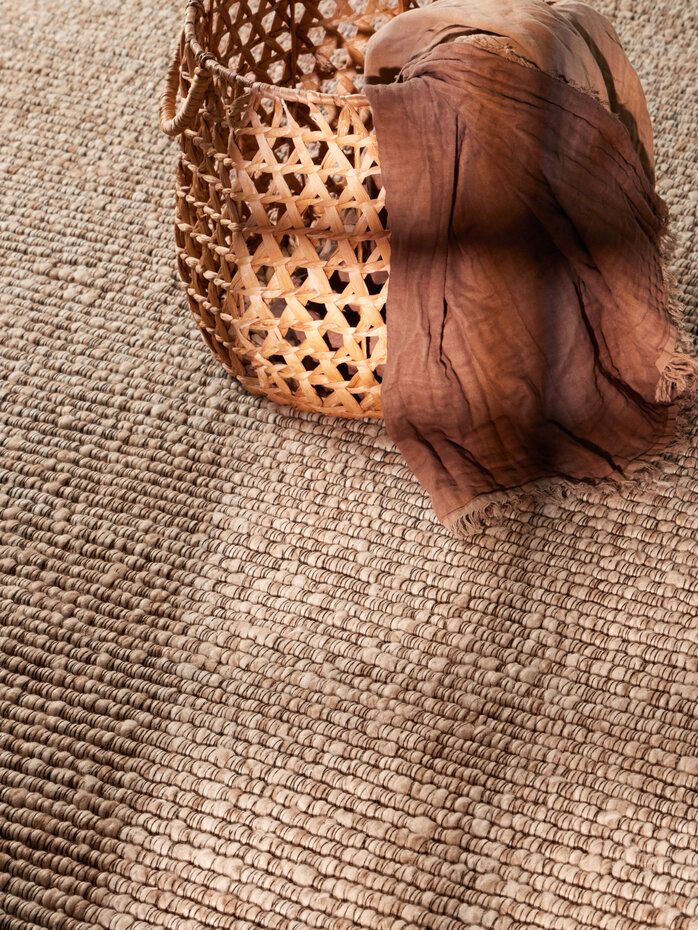Laagpolig vloerkleed - Boucle Wilma Beige Laagpolig vloerkleed - Boucle Wilma Beige