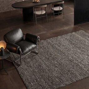 Villeroy & Boch Laagpolig vloerkleed - Boucle Wilma Donkergrijs Villeroy & Boch Laagpolig vloerkleed - Boucle Wilma Donkergrijs