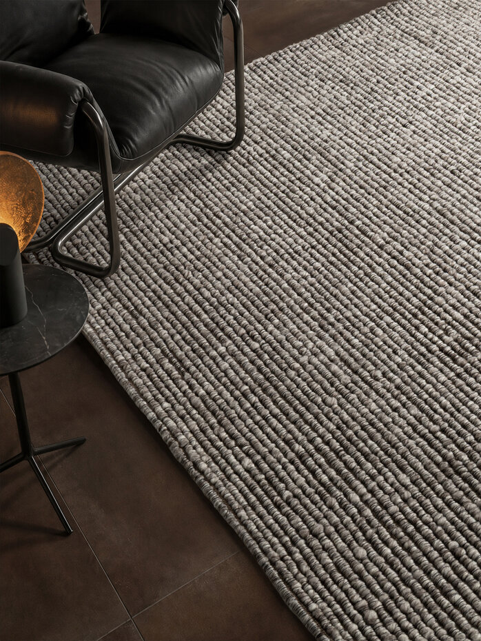 Laagpolig vloerkleed - Boucle Wilma Grijs Laagpolig vloerkleed - Boucle Wilma Grijs