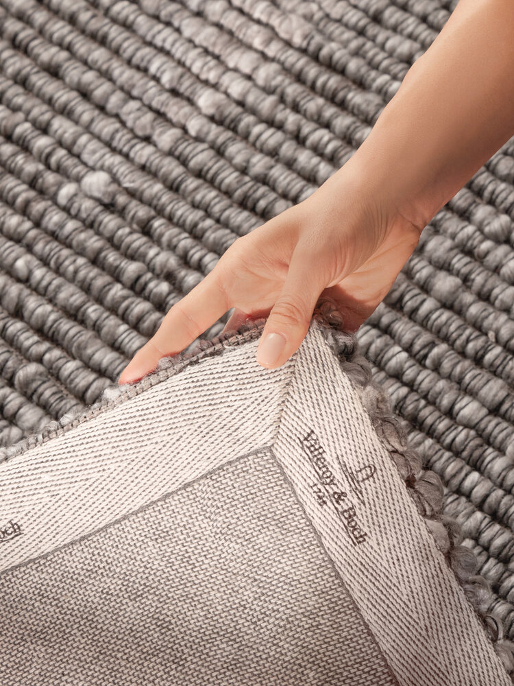 Laagpolig vloerkleed - Boucle Wilma Grijs Laagpolig vloerkleed - Boucle Wilma Grijs