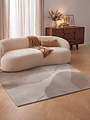 Abstract wollen vloerkleed - Virelle Creme/Beige