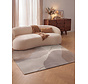 Abstract wollen vloerkleed - Virelle Creme/Beige