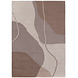 Abstract wollen vloerkleed - Virelle Creme/Beige