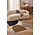 Abstract wollen vloerkleed - Ruvia Creme/Bruin