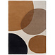 Abstract wollen vloerkleed - Ruvia Creme/Bruin Abstract wollen vloerkleed - Ruvia Creme/Bruin