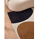 Abstract wollen vloerkleed - Ruvia Creme/Bruin Abstract wollen vloerkleed - Ruvia Creme/Bruin