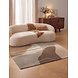 Abstract wollen vloerkleed - Muse Creme/Bruin Abstract wollen vloerkleed - Muse Creme/Bruin