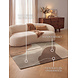 Abstract wollen vloerkleed - Muse Creme/Bruin Abstract wollen vloerkleed - Muse Creme/Bruin