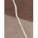 Abstract wollen vloerkleed - Muse Creme/Bruin Abstract wollen vloerkleed - Muse Creme/Bruin