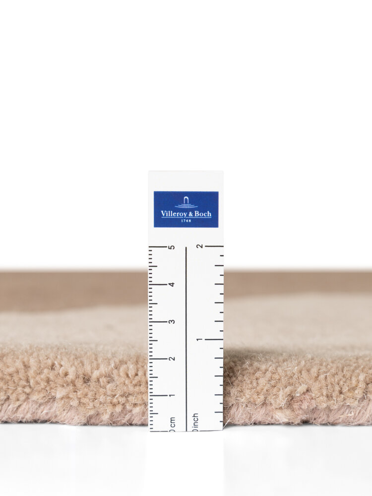 Abstract wollen vloerkleed - Muse Creme/Bruin Abstract wollen vloerkleed - Muse Creme/Bruin