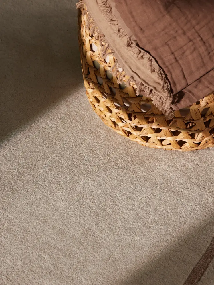 Wollen vloerkleed - Presilda Creme/Beige Wollen vloerkleed - Presilda Creme/Beige