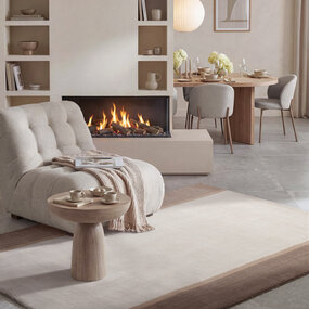 Villeroy & Boch Wollen vloerkleed - Rowan Creme/Bruin Villeroy & Boch Wollen vloerkleed - Rowan Creme/Bruin