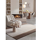 Wollen vloerkleed - Rowan Creme/Bruin