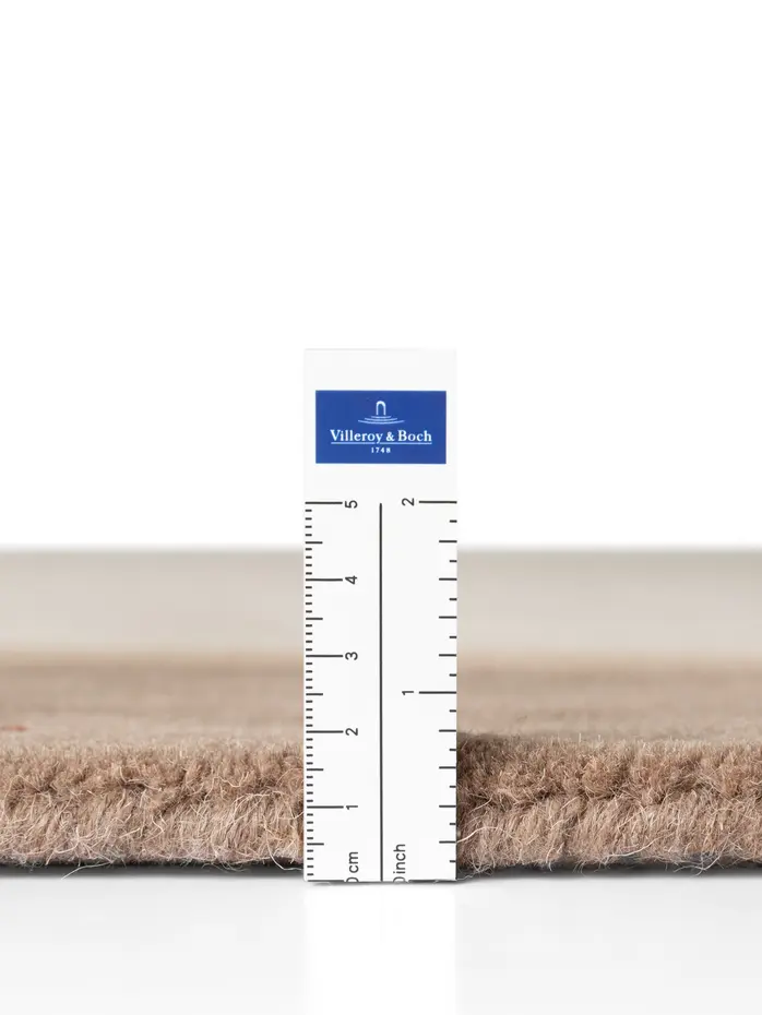 Wollen vloerkleed - Rowan Creme/Bruin Wollen vloerkleed - Rowan Creme/Bruin