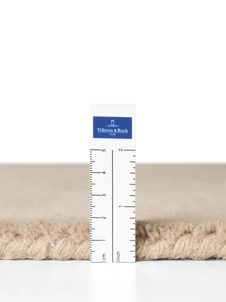 Wollen vloerkleed - Edmund Beige/Bruin Wollen vloerkleed - Edmund Beige/Bruin