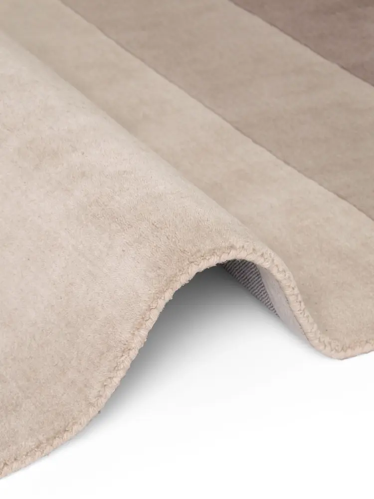 Wollen vloerkleed - Edmund Beige/Bruin Wollen vloerkleed - Edmund Beige/Bruin