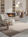 Wollen vloerkleed - Hugo Creme/Beige