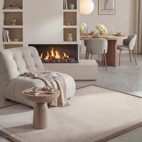 Villeroy & Boch Wollen vloerkleed - Niko Creme/Bruin Villeroy & Boch Wollen vloerkleed - Niko Creme/Bruin
