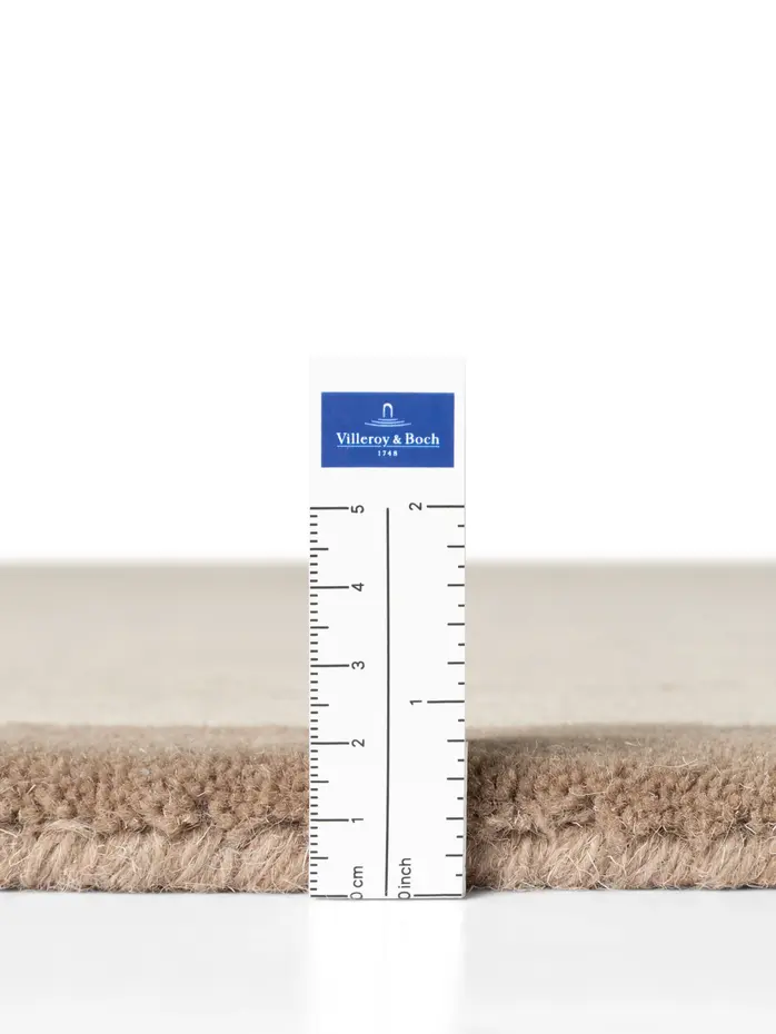 Wollen vloerkleed - Niko Creme/Bruin Wollen vloerkleed - Niko Creme/Bruin