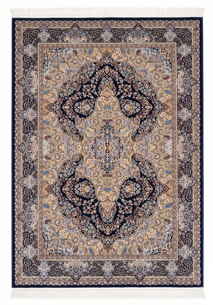 Perzisch tapijt - Indiana Donkerblauw Perzisch tapijt - Indiana Donkerblauw
