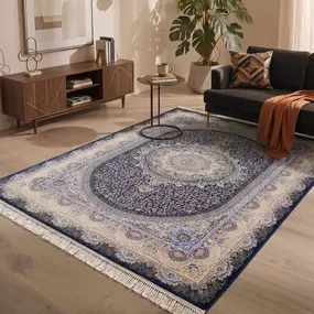 Perzisch tapijt - Indiana Blauw Perzisch tapijt - Indiana Blauw