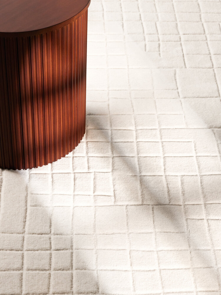 Wollen vloerkleed - Kenso Creme Wollen vloerkleed - Kenso Creme