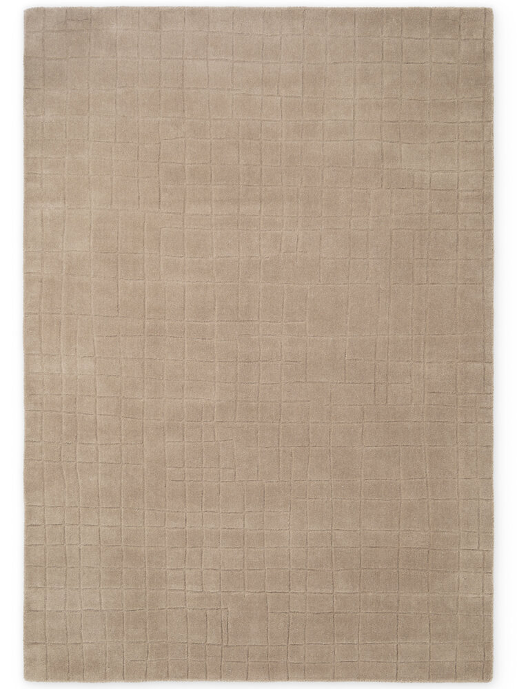 Wollen vloerkleed - Kenso Bruin Wollen vloerkleed - Kenso Bruin