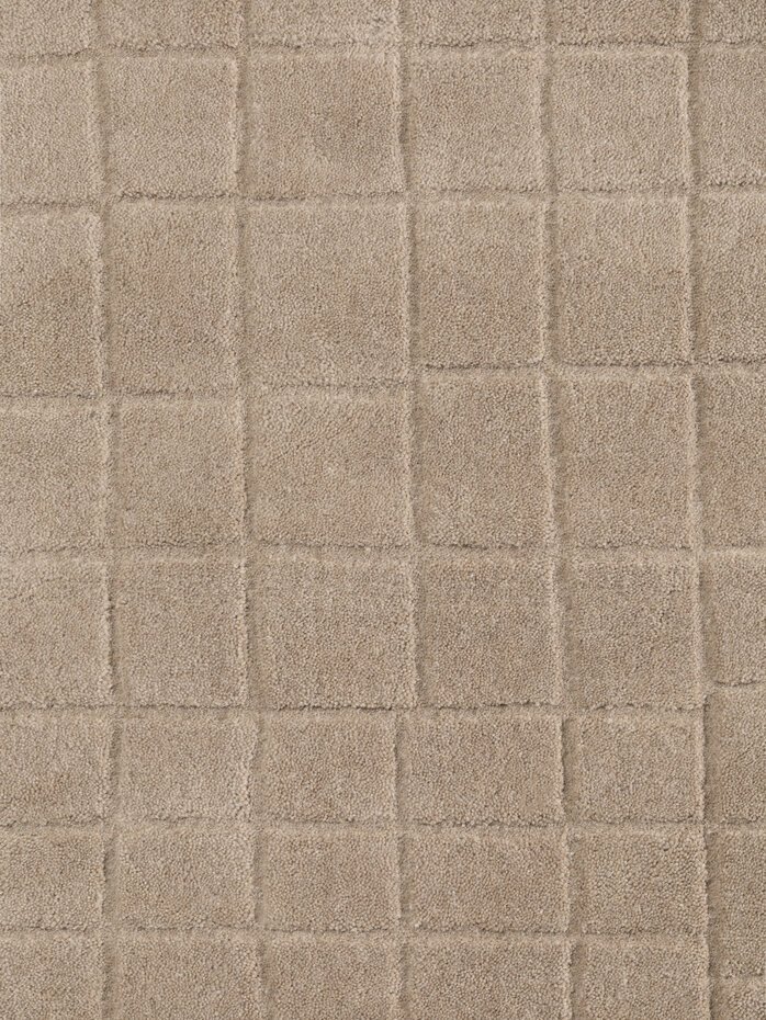 Wollen vloerkleed - Kenso Bruin Wollen vloerkleed - Kenso Bruin
