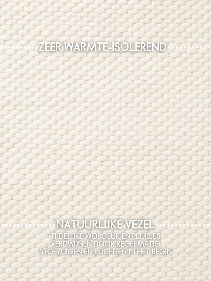 Rond wollen vloerkleed - Lyon Creme Rond wollen vloerkleed - Lyon Creme