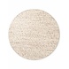 Rond wollen vloerkleed - Lyon Creme/Bruin Rond wollen vloerkleed - Lyon Creme/Bruin