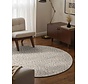 Rond wollen vloerkleed - Lyon Creme/Grijs