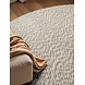 Rond wollen vloerkleed - Lyon Creme/Grijs Rond wollen vloerkleed - Lyon Creme/Grijs