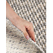 Rond wollen vloerkleed - Lyon Creme/Grijs Rond wollen vloerkleed - Lyon Creme/Grijs