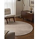 Rond wollen vloerkleed - Lyon Beige Rond wollen vloerkleed - Lyon Beige